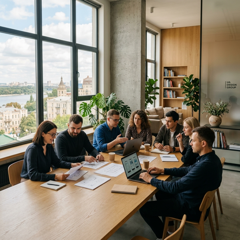 Obsidian Fern team at work in Kyiv studio